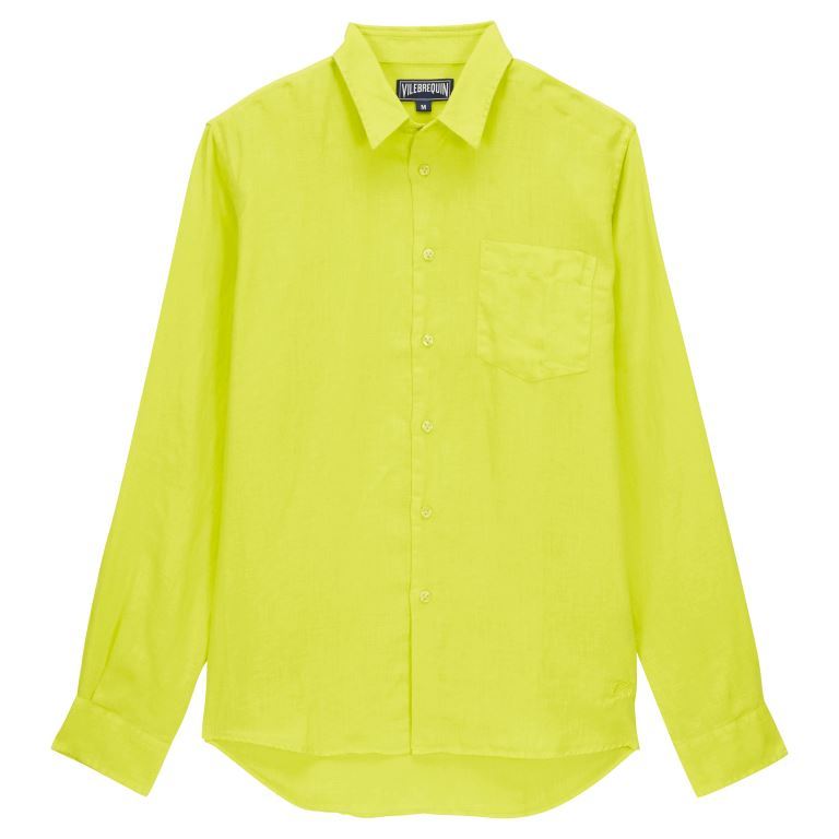 Мужская Льняная Рубашка