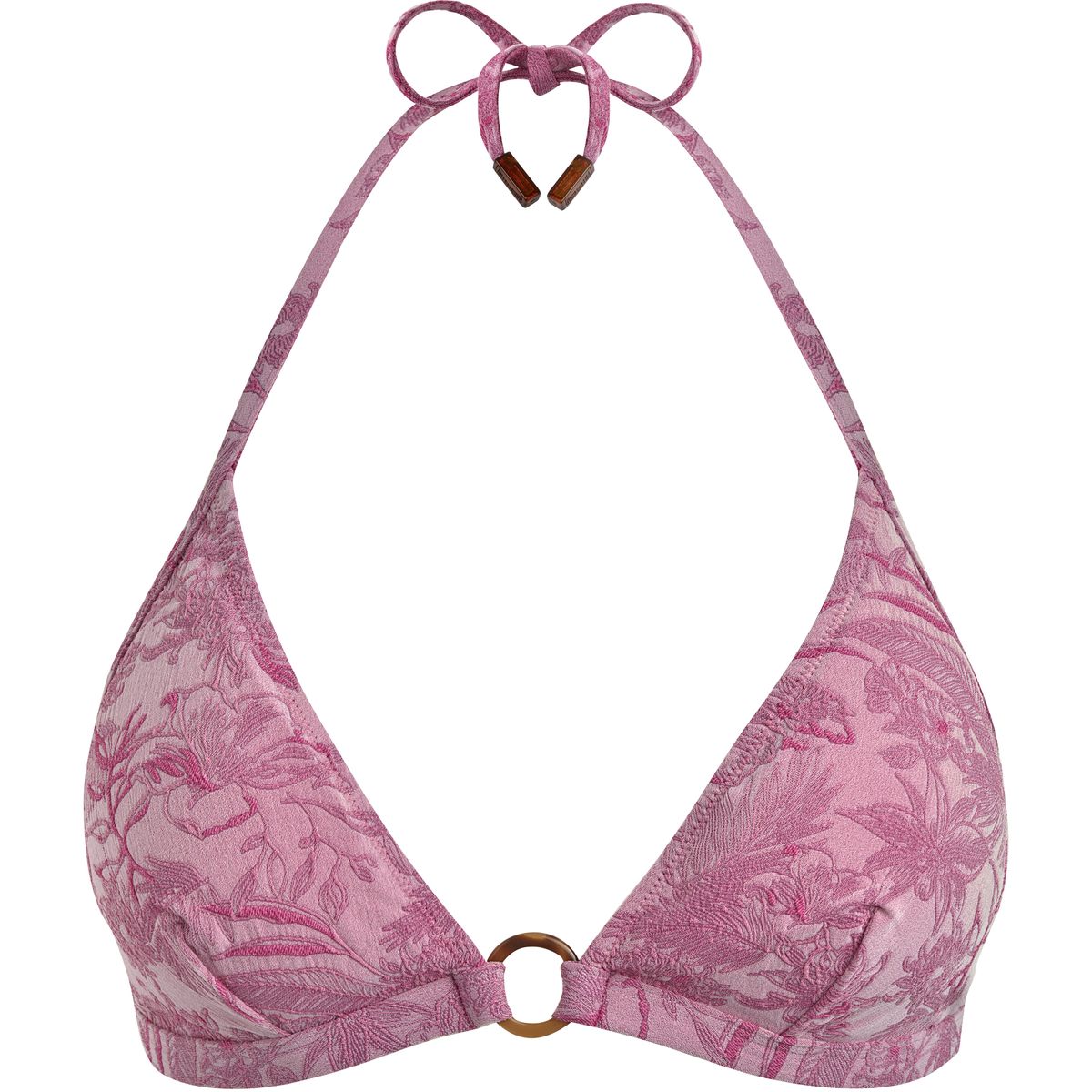 Треугольный Топ Бикини Jacquard Floral