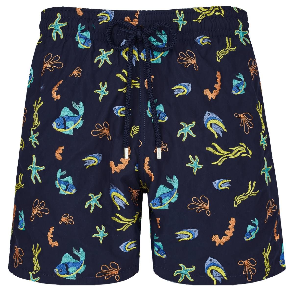 Мужские Плавательные Шорты с Вышитым Рисунком Naive Fish - Лимитированная Коллекция