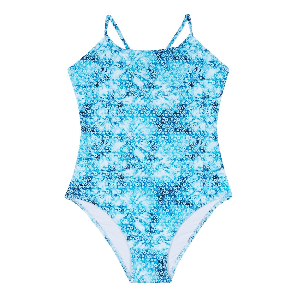 Девочки в купальниках  Купальник Слитный для Девочек Flowers Tie & Dye, цвет: Бирюзовый - купить в  Москве – интернет-магазин Vilebrequin