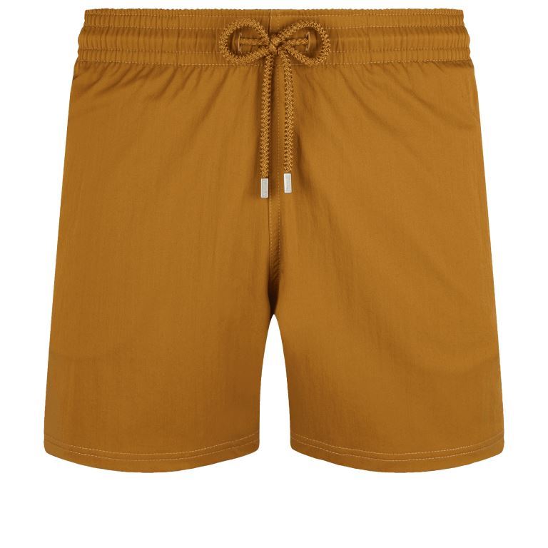 Мужские Плавательные Шорты из Эластичной Ткани Однотонные