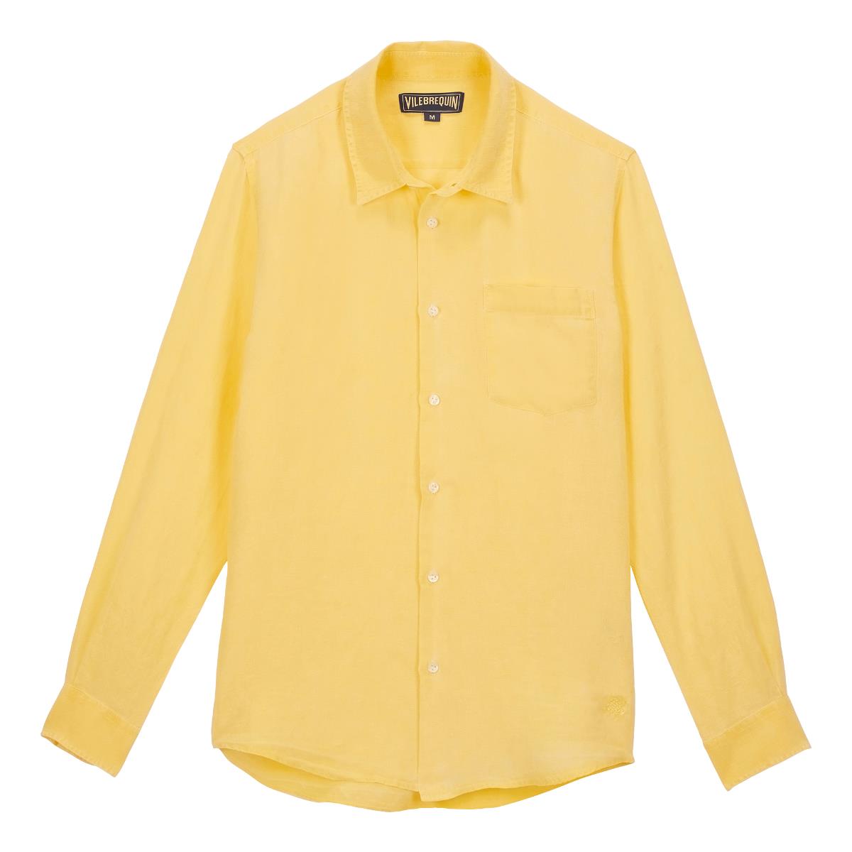 Мужская Льняная Рубашка