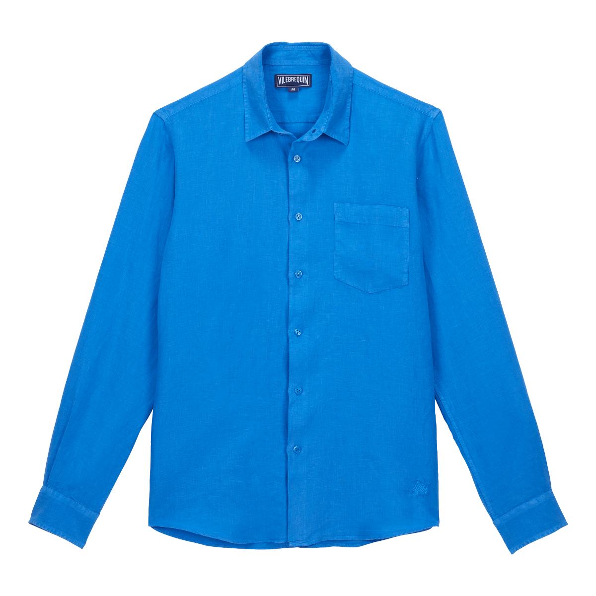 Мужская Льняная Рубашка