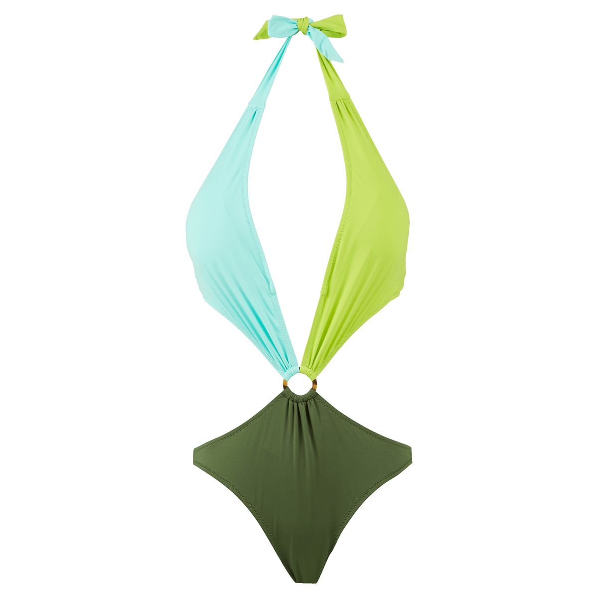 Купальник Слитный Трикини Однотонный