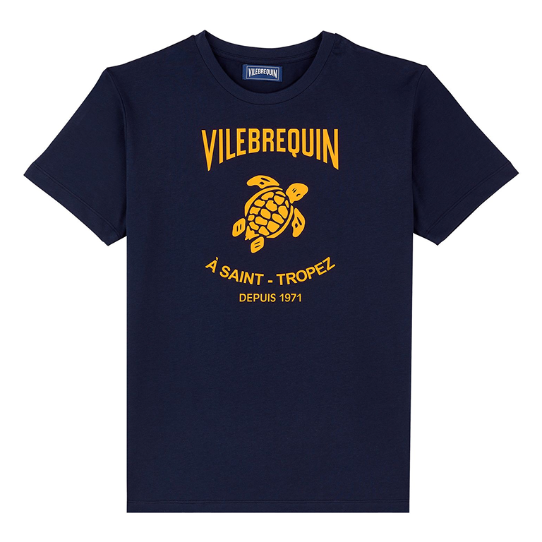 Мужская Хлопковая Футболка Turtle Logo