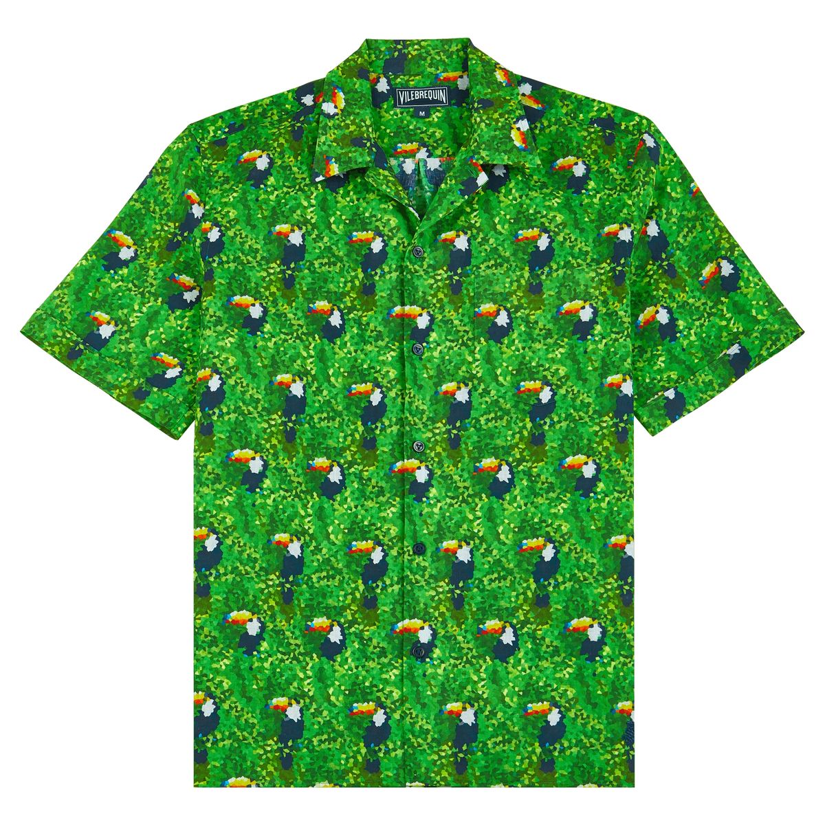 Мужская Рубашка с Коротким Рукавом 2005 Les Toucans Pixels