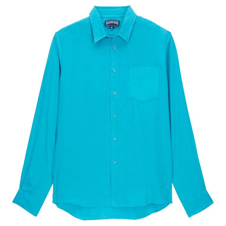 Мужская Льняная Рубашка