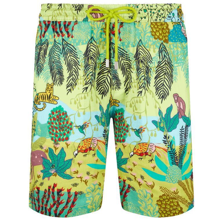 Мужские Льняные Шорты Бермуды Jungle Rousseau