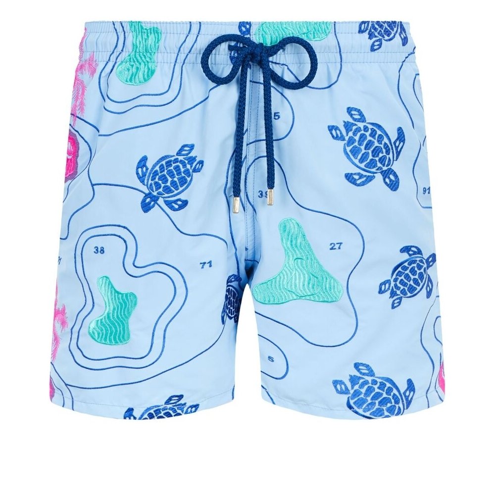 Мужские Плавательные Шорты с Вышитым Рисунком - Лимитированная Коллекция Mistral