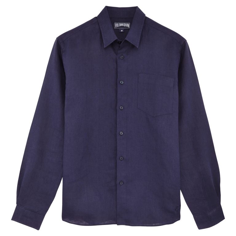 Мужская Льняная Рубашка