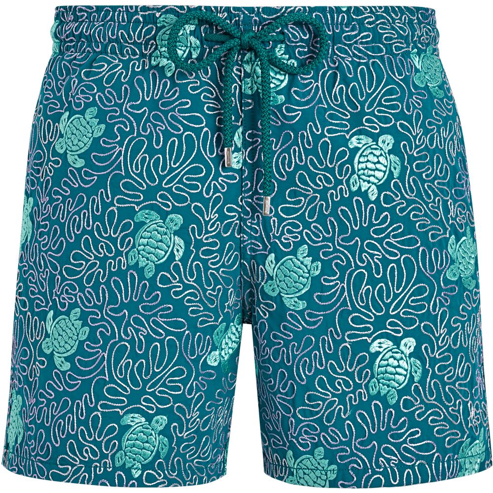 Мужские Плавательные Шорты с Вышитым Рисунком Splash - Лимитированная Коллекция