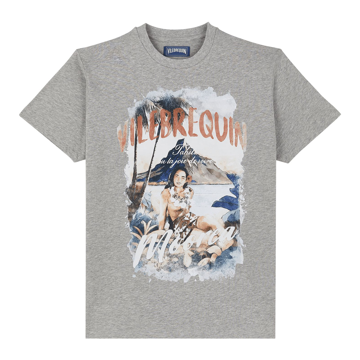 Мужская Хлопковая Футболка VBQ Moorea