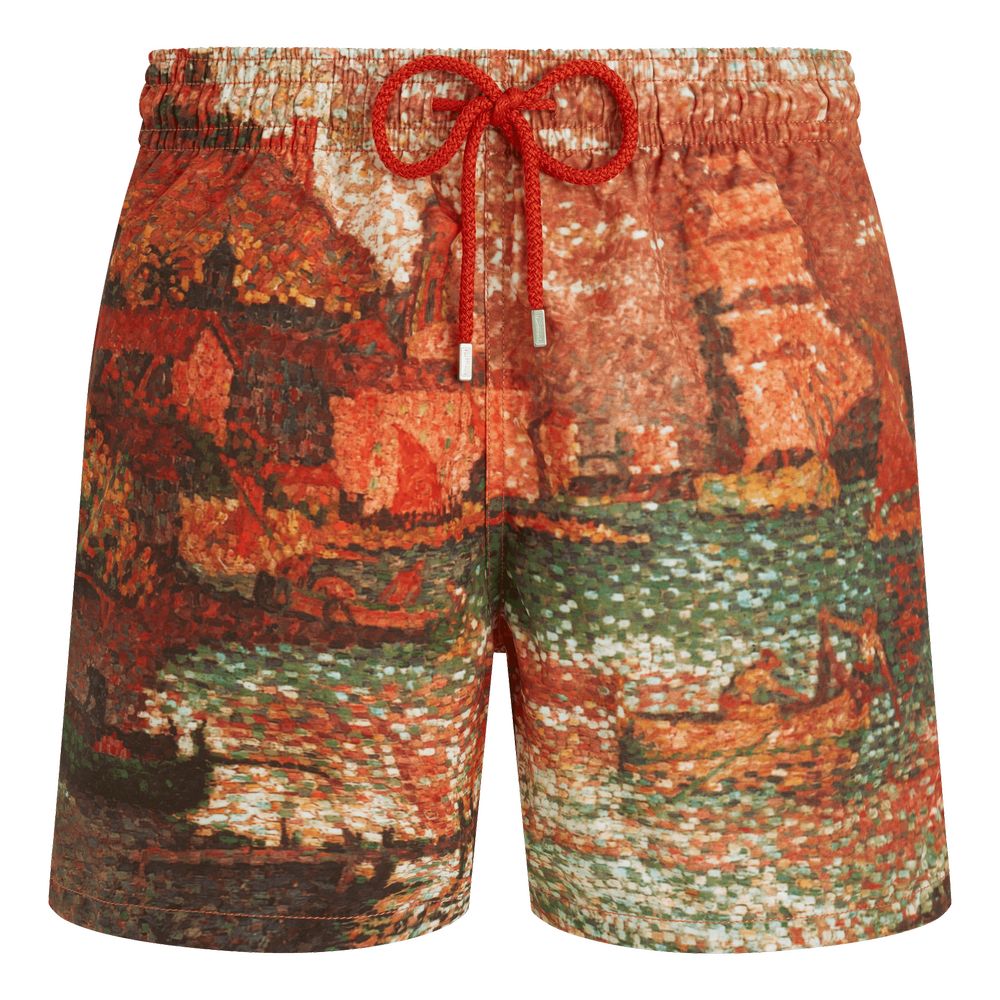 Мужские Плавательные Шорты с Рисунком в 360 Sortie Du Port De St Tropez - VBQ x Paul Signac