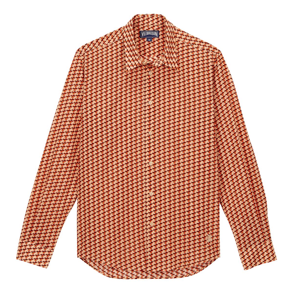 Мужская Хлопковая Рубашка Micro Mouettes