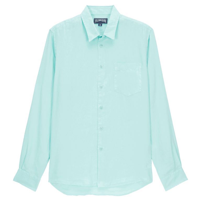 Мужская Льняная Рубашка