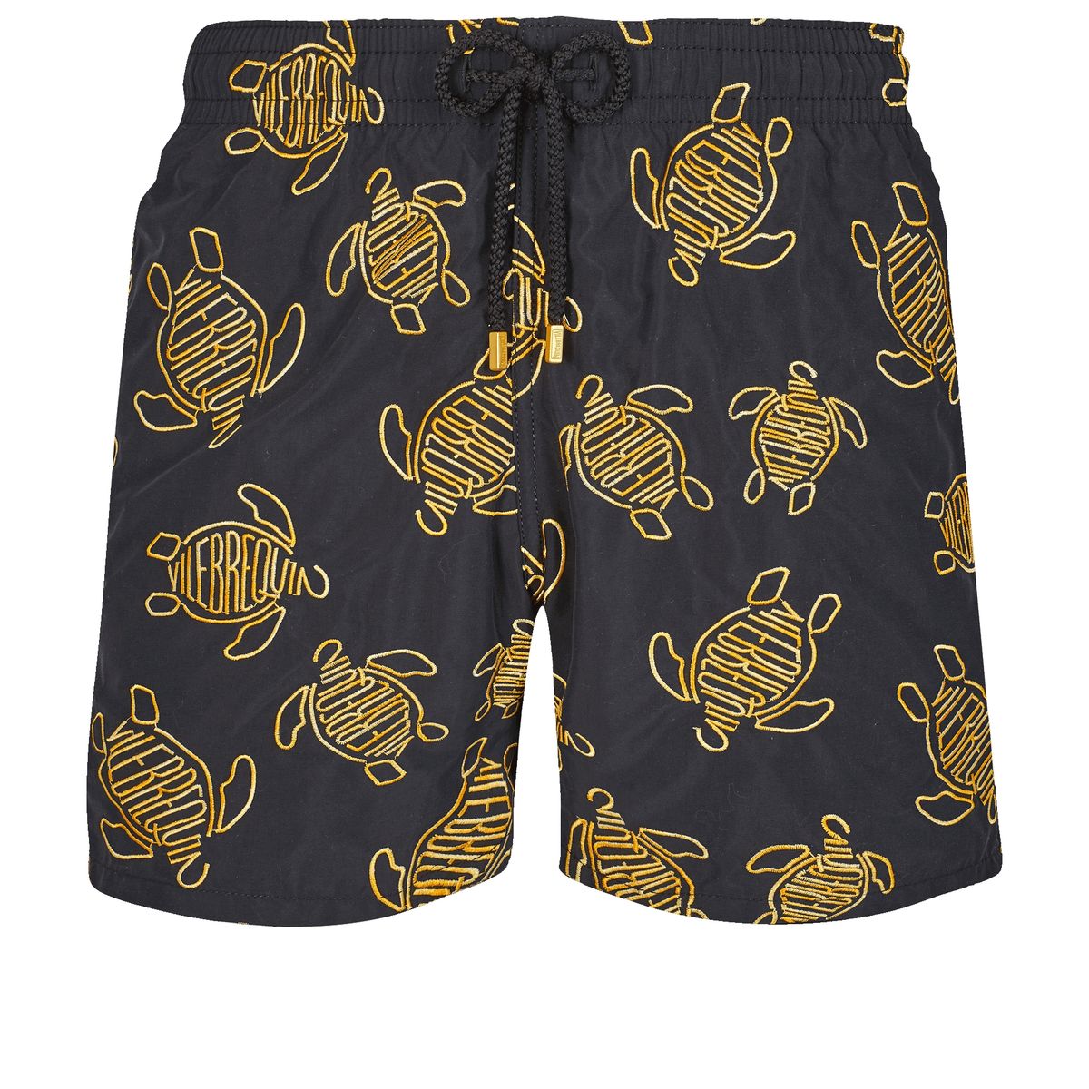 Мужские Плавательные Шорты с Вышитым Рисунком - Лимитированная Коллекция VBQ Turtle Embroidery